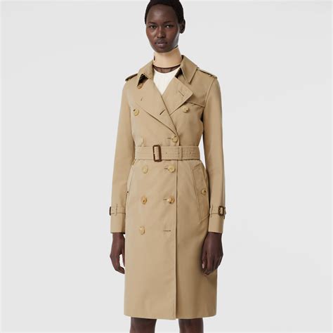 burberry kensington trench coat long